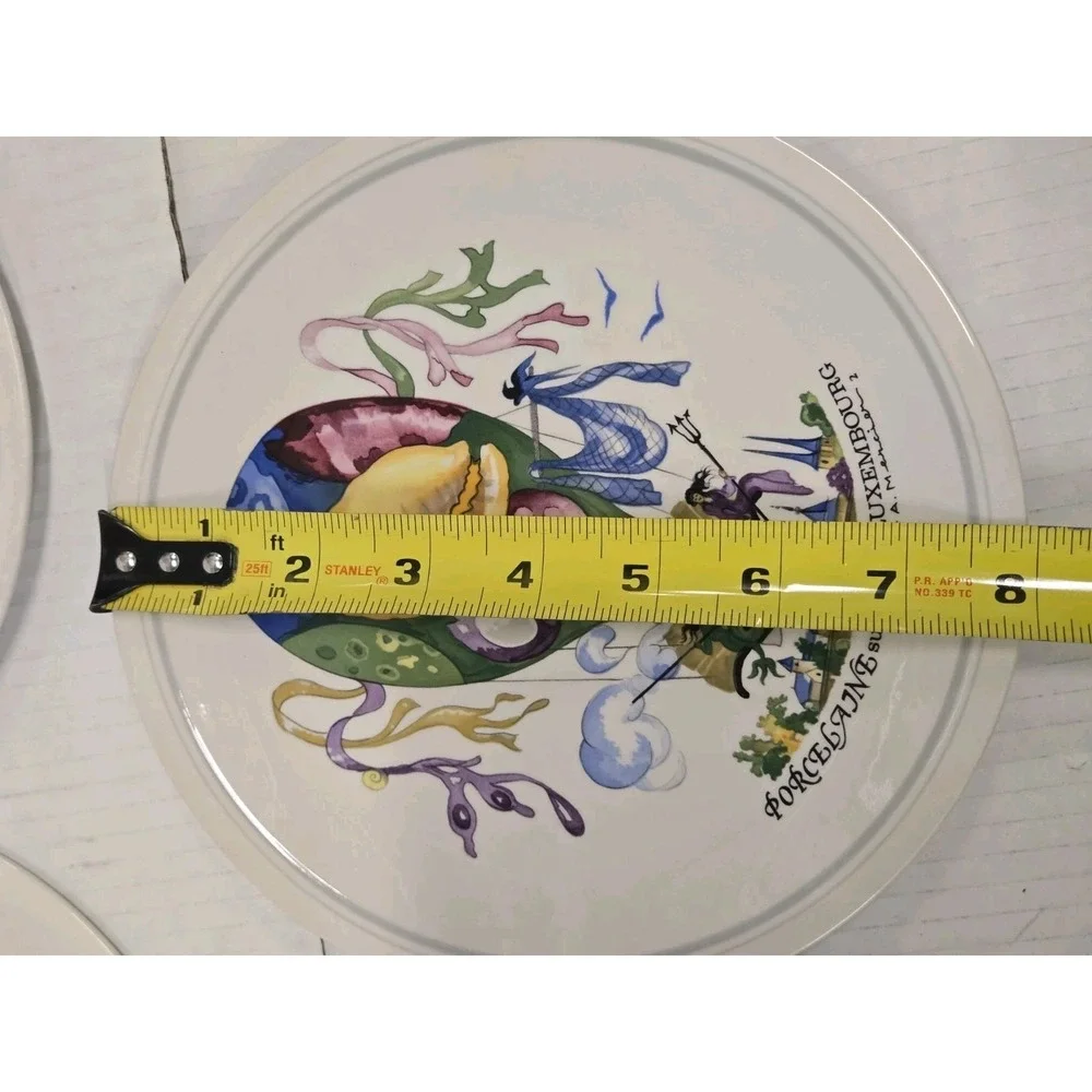 Villeroy & Boch LE BALLON Salad Accent‎ Plates CARNIVAL HOT AIR BALLOON Set of 6